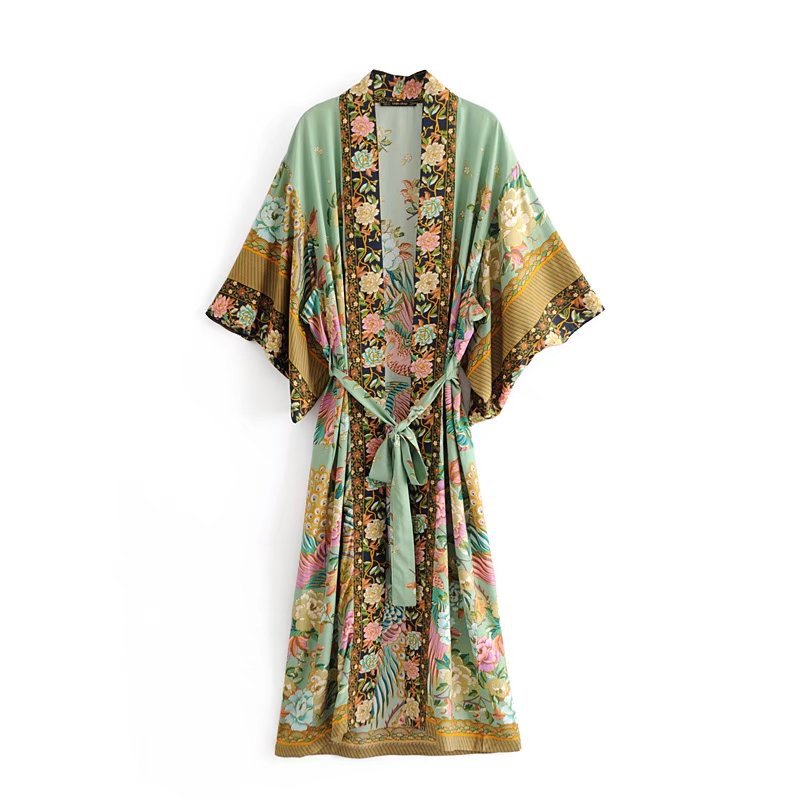 Mayuri Peacock Dancer Kimono