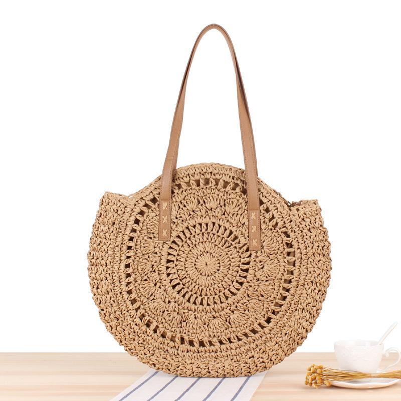 Tupa Handmade Knitted Tote Bag Home Destello WomenBags Store Natural hollow 