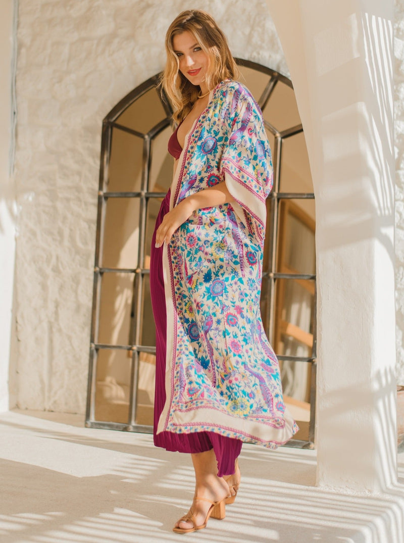 Shakti Ethnic Floral Kimono