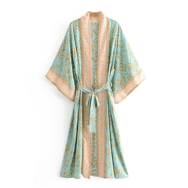 Vega Vintage Sweetheart Kimono Dresses AYUALIN `Bohemia beachwear Store 