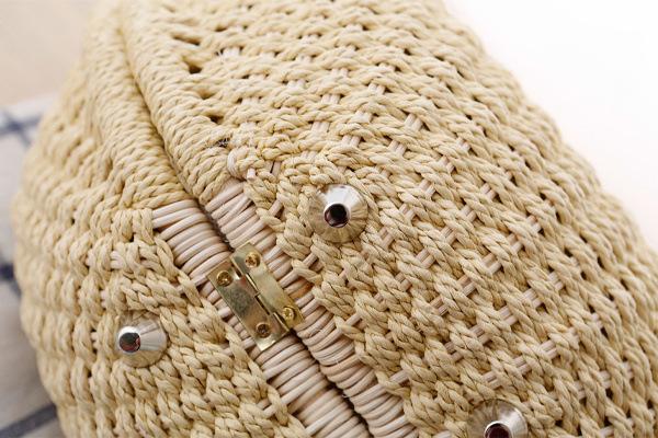 Tupi Cute Shell Woven Wristlets Bags Home Destello WomenBags Store 