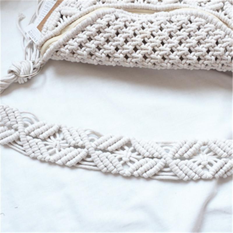 Gibbous Handmade Knitted Waist Bag Home artmomo Official Store 