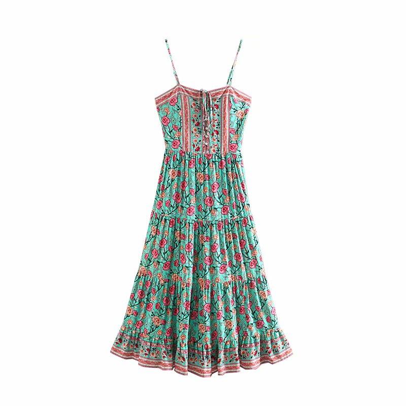 Lada Vintage Sweetheart Dress Maxi Dress JASTIE Official Store 