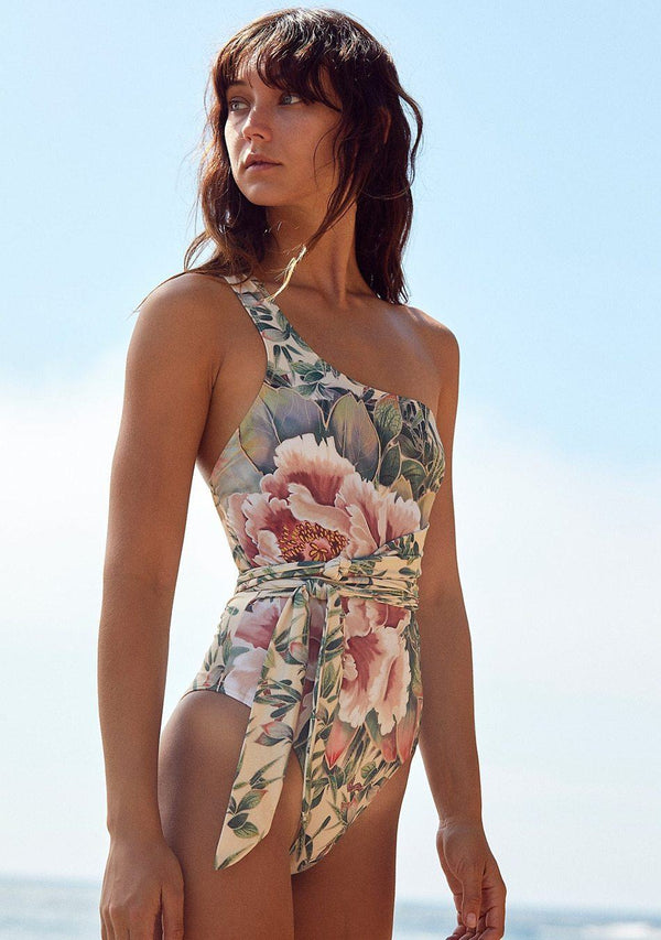 Atria Flower Heart Swimsuit Body Suits Telaura Beachwear Store PINK S 