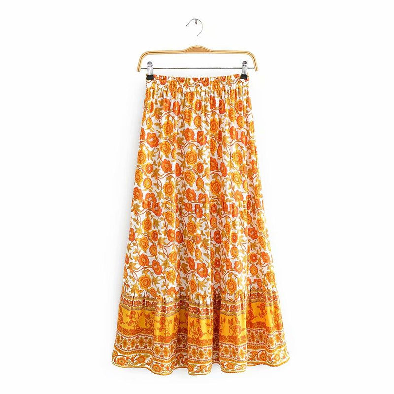 Inanna Flower Power Skirt Skirts JASTIE Official Store 