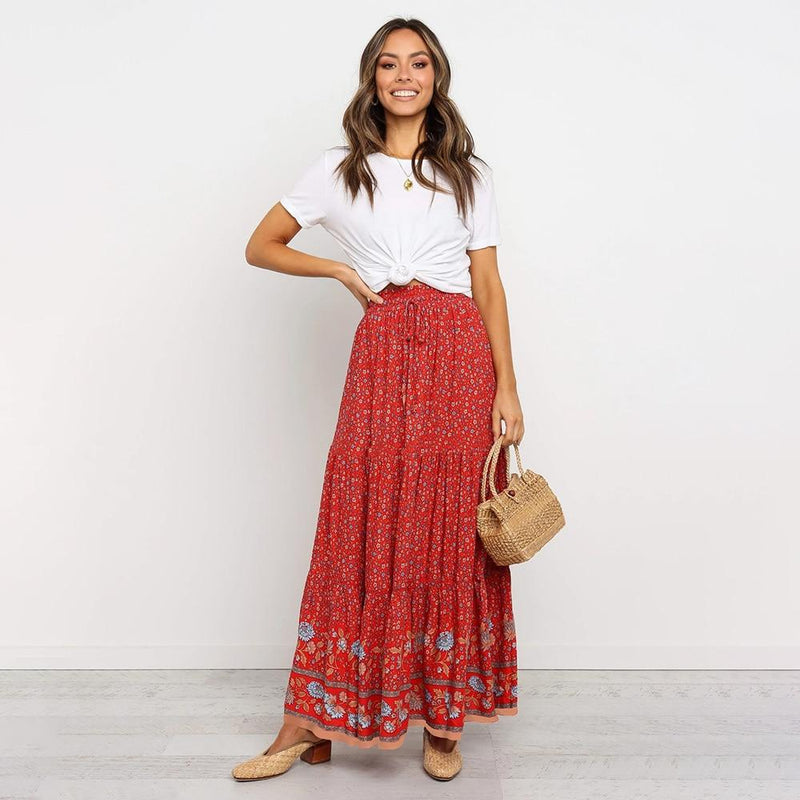 Canola Gypsy Lover Skirt Skirts CROPKOP NO2 Store Red S 