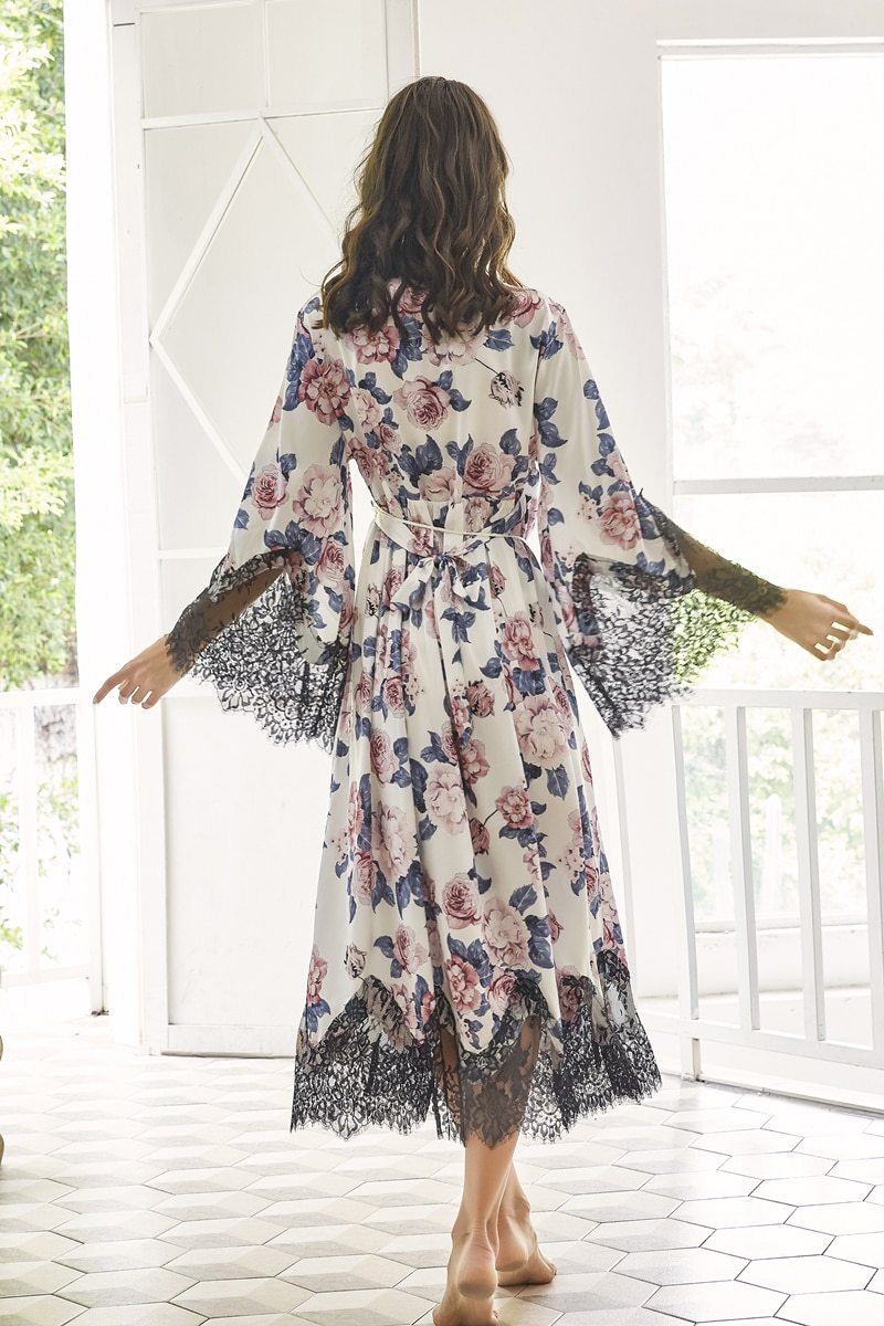 Rosey Elegant Robe Dress Diosa Divina 