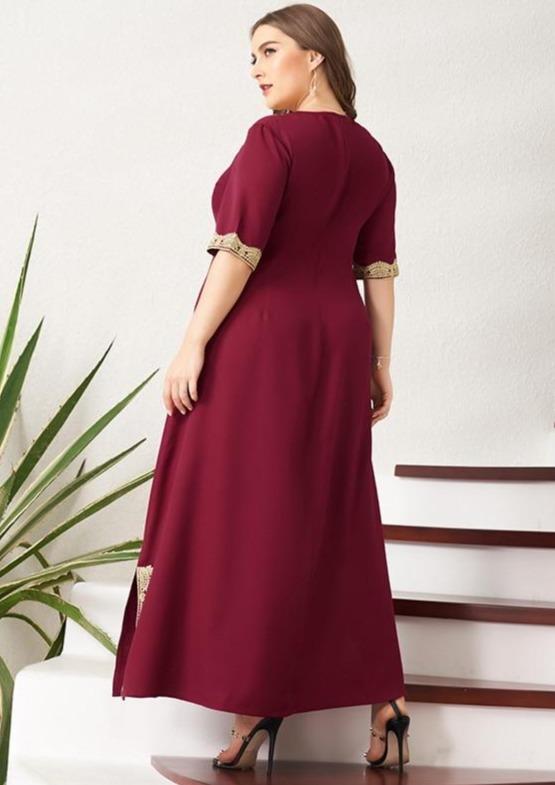 Plus Size Maxi Dress Vintage Lace Diosa Divina 