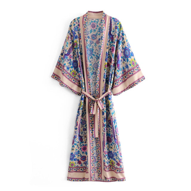 Shakti Ethnic Floral Kimono