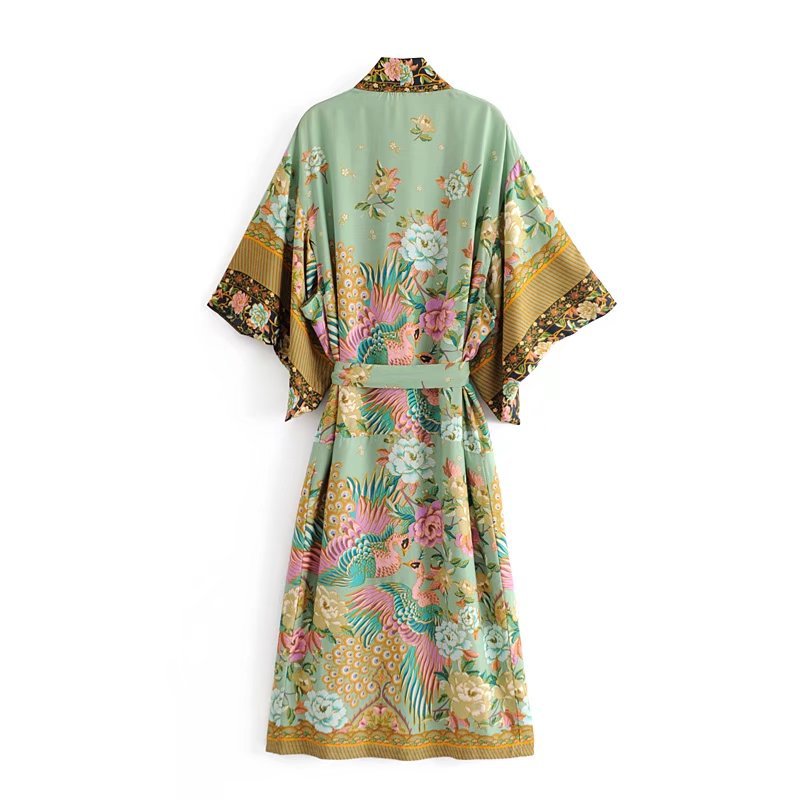 Mayuri Peacock Dancer Kimono