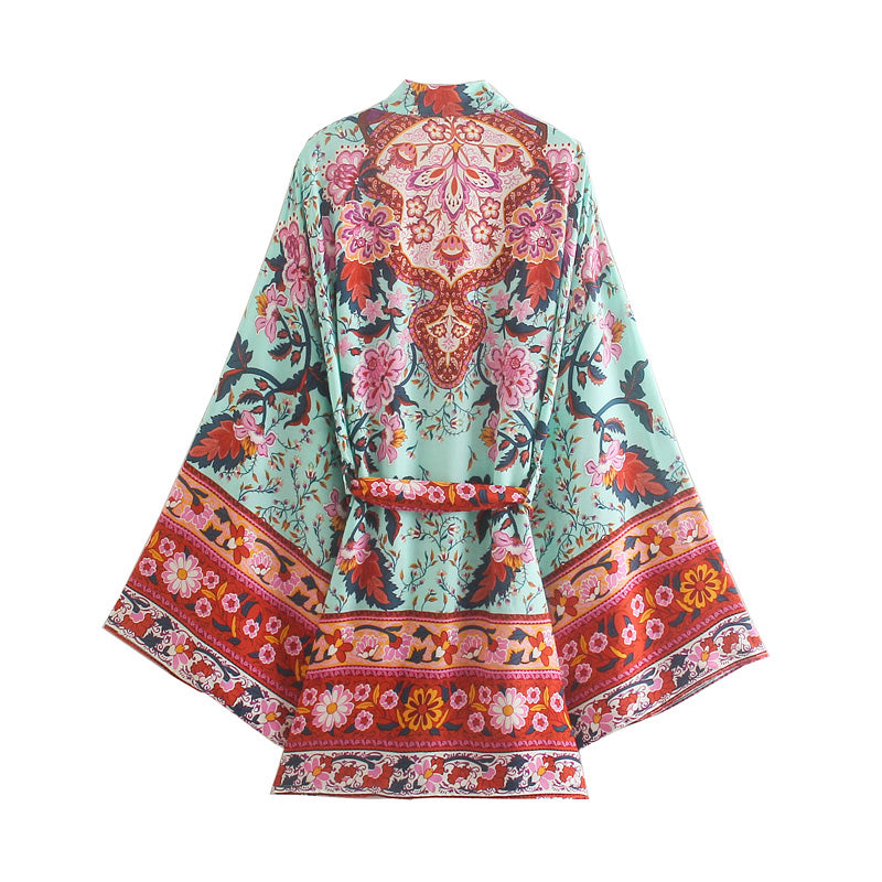 Julianne Ethnic Mini Kimono