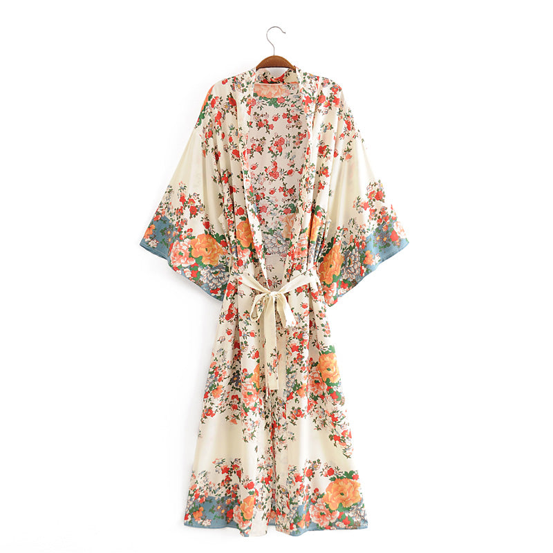 Khloris Spring Floral Kimono