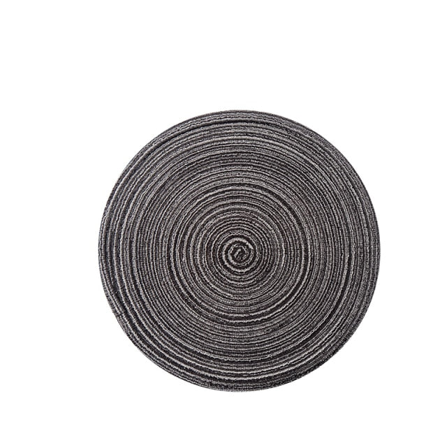8/10/12 pcs Table placemats for table mat Ramie Insulation Pad Placemats